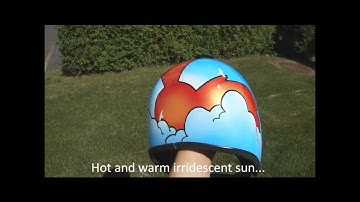 Brainshell - painting a skydiving helmet part 2