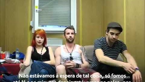 Paramore Finland Entrevista (legendado)