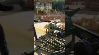 Wood Chipper  Crusher Machine Bamboo Testing #Youtubeshorts #Woodworking #Wood