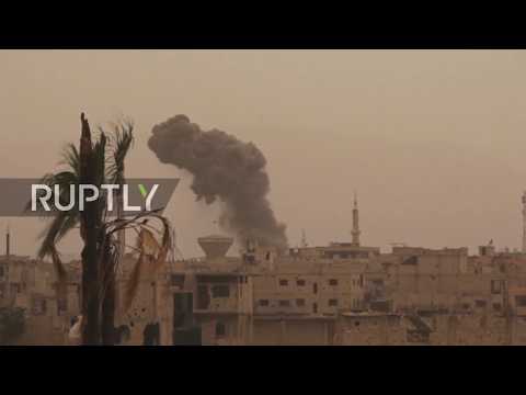 Syria: SAA unleashes ground-to-ground offensive on IS positions south of Damascus