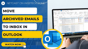 How to Move Archived Emails to Inbox in Outlook | Move Emails From Archive to Inbox In Outlook