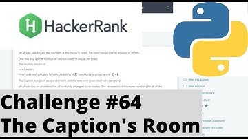 Hackerrank Python | Challenge #64 | The Caption