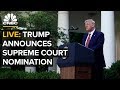 WATCH LIVE: Trump announces Supreme Court nomination to replace Ruth Bader Ginsburg — 9/26/2020