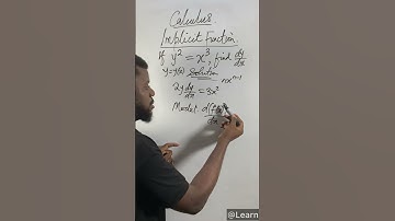 Implicit Differentiation #shortvideo