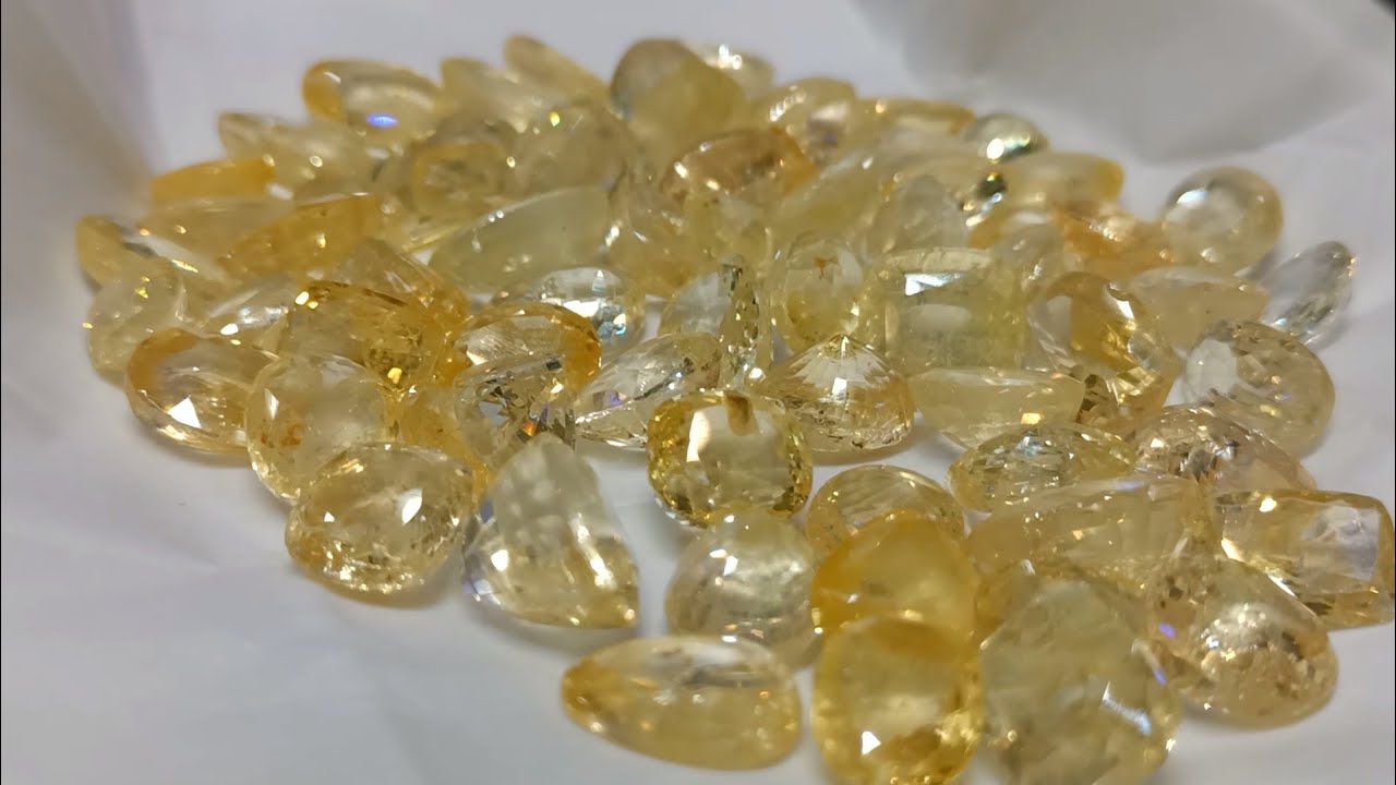 Fantastic Quality Natural Old Mines Ceylon Yellow Sapphire(Pukhraj)💥🔥||WholeSale Price All Stone💥🤯||