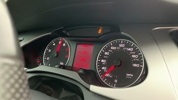 Audi A4 2011 2.0 TSI mt acceleration 0-100