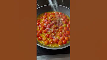 15 Minute Fresh Cherry Tomato Pasta 