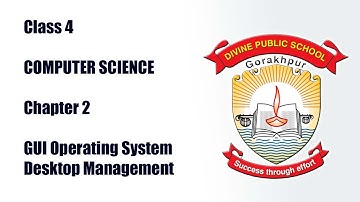 Class 4 Computer Science Chapter 2- GUI Operating System