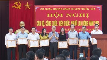 Hội nghị cán bộ, công chức, viên chức và người lao động Cơ quan HĐND &UBND huyện Tuyên Hóa năm 2024