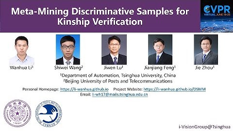 CVPR 2021: Meta-Mining Discriminative Samples for Kinship Verification