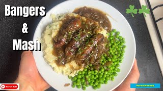 Bangers & Mash with an Irish Twist