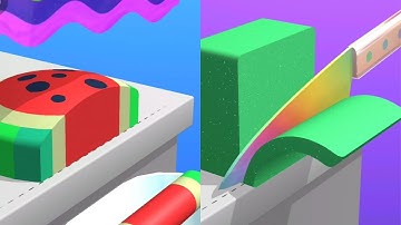 Very satisfying and relaxing ASMR slicing game | part 235