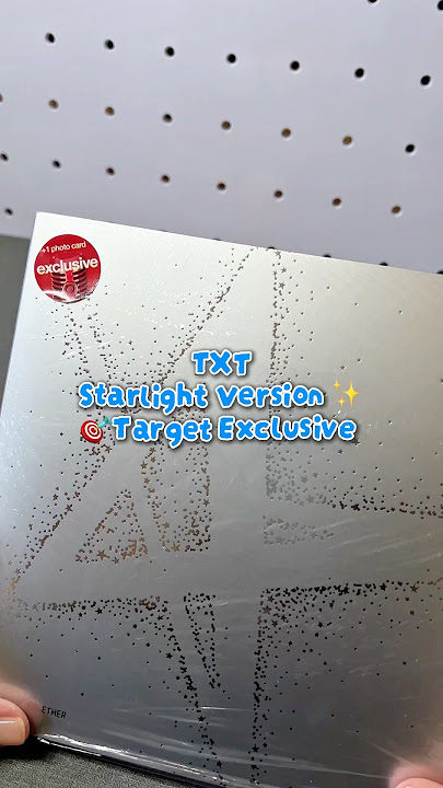 TXT • The Star Chapter: TOGETHER Starlight Version Target Exclusive Album Unboxing #txt #kpop