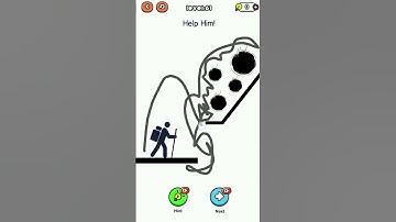 Drawing My Way to Victory: Save Stickman Challenge - Level - 61 #artandgaming #drawchallenge