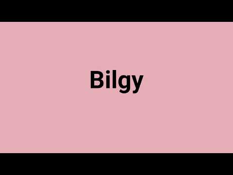 'Bilgy' Meaning and Pronunciation