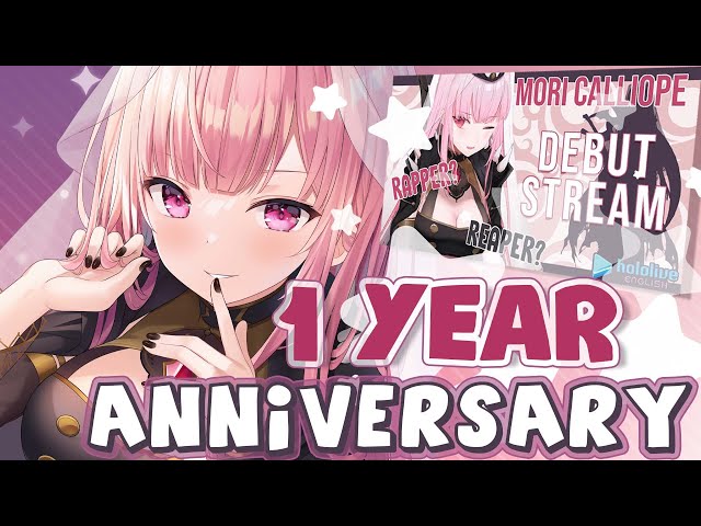 【1 YEAR ANNIVERSARY CELEBRATION】Debut Re-Watch and Live Show! #HololiveEnglish #holomythのサムネイル