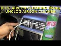 D.I.Y. AIRCON CLEANING [USING UNCLOG IN CAN AIRCON CLEANER]