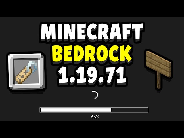 Everything New In Minecraft PE 1.19.71 Official Update, Minecraft 1.19.71