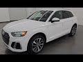 2024 AUDI Q5 PREMIUM PLUS QUATTRO S LINE ARKONA WHITE 4K WALKAROUND 16316Z