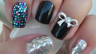 nail kpop silver nails decoracion inspired different types designs unas type fake bow