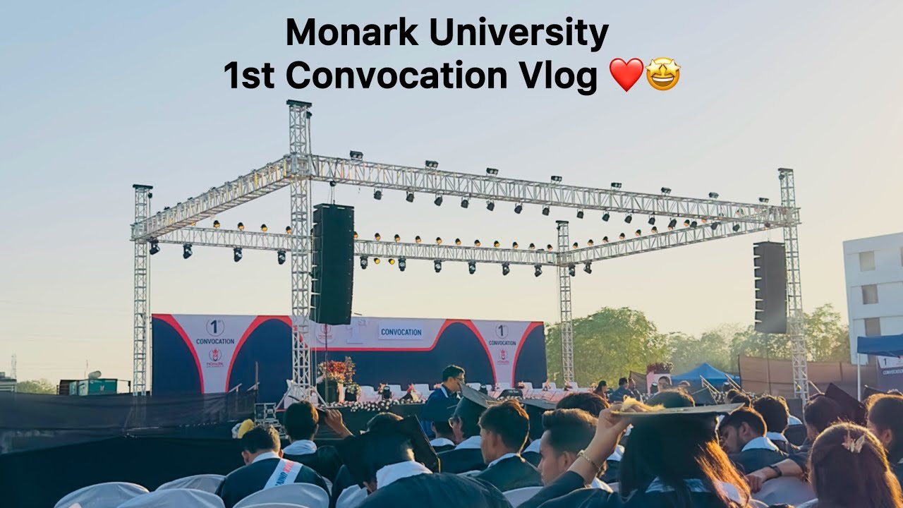 BCA Convocation vlog | Monark University | Dipesh Khatri Vlogs