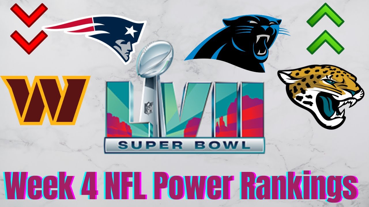 Week 4 NFL Power Rankings! YouTube