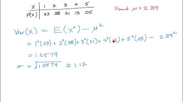 M An HL2 green 27DE variance, standard deviation of a random variable, linear combinations of rvs