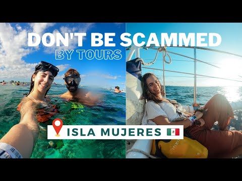 A Day In Isla Mujeres Mexico 🌴 | Catamaran Tour Review 2022