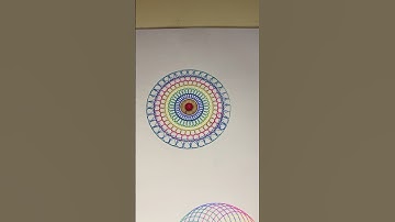 Viral Spirograph Patterns to Calm Your Mind #spirograph #viral #shorts #asmr #art