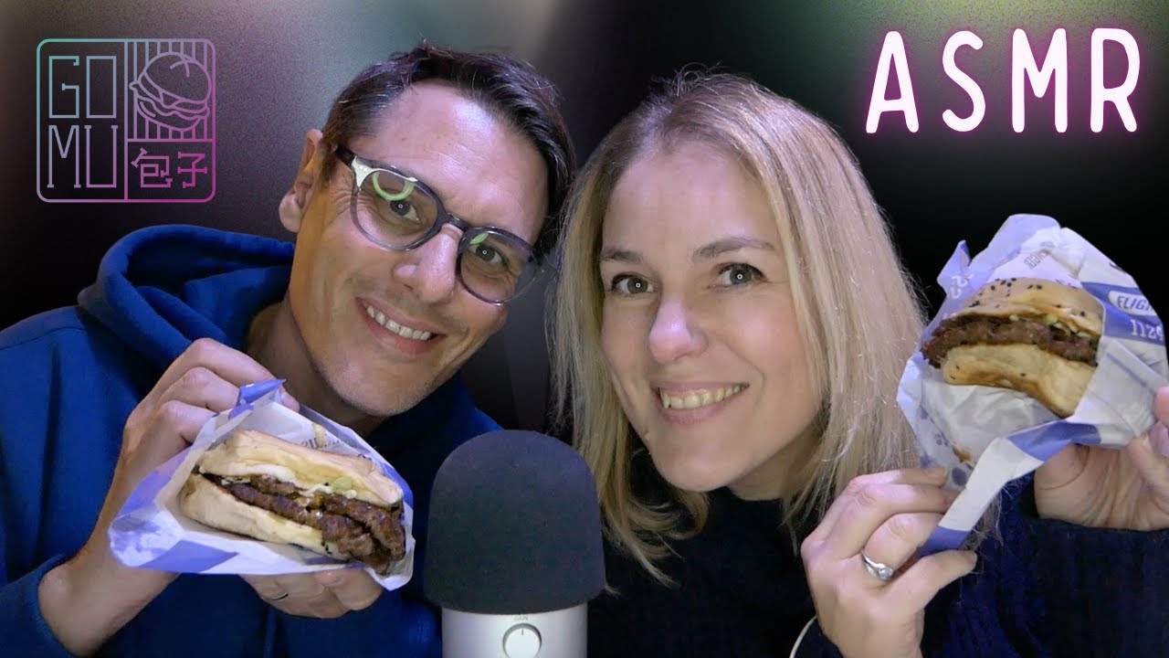 ASMR FR 🍔 On teste les burgers fusion de chez Gomu - Mukbang