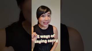 5 Ways to say SORRY in Japanese language shors