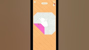 paper fold level 260 || IOS Android gameplay #androidgame #playstoregames #gamebagus #paperfold