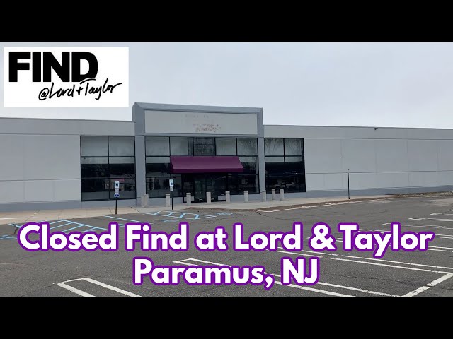 In its prime, the Lord & Taylor in the Garden State Plaza was the