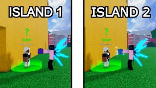 Beating Roblox Blox Fruits, But I Roll A Fruit Every New Island