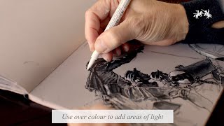Pitt Artist Pen - episode 3: White India ink | Faber-Castell