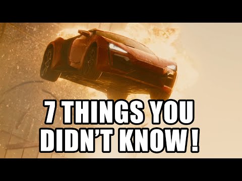 7 FAST FACTS About FURIOUS 7