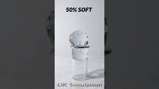 0% vs 100% Softness : Satisfying Jelly Physics Simulation