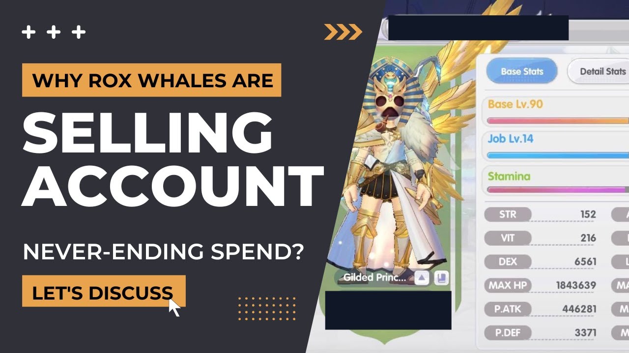 ROX WHALES ARE SELLING THEIR ACCOUNT? WHAT ROX DEV WILL DO? PLAYERS ARE UNHAPPY OR TIRED?