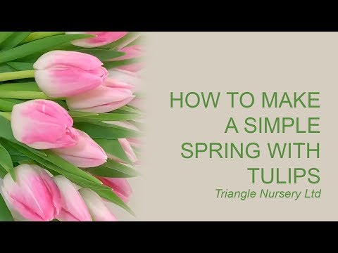 How to Make a Bridal Bouquet with Spring Pink Tulips - Wholesale Flowers Direct