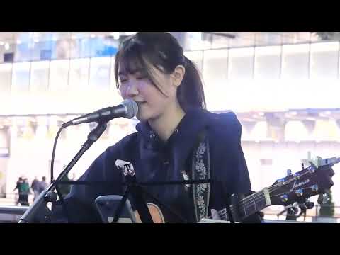 初めての路上ライブ！　#マカロニえんぴつ 　#ブルーベリーナイツ (cover) #新宿　#路上ライブ #すずきりり　#ひろ君るーむ