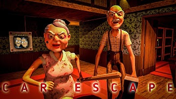 Granny And Grandpa Escape - Gameplay Walkthrough Part 1 - Chapter 1 (IOS, Android)