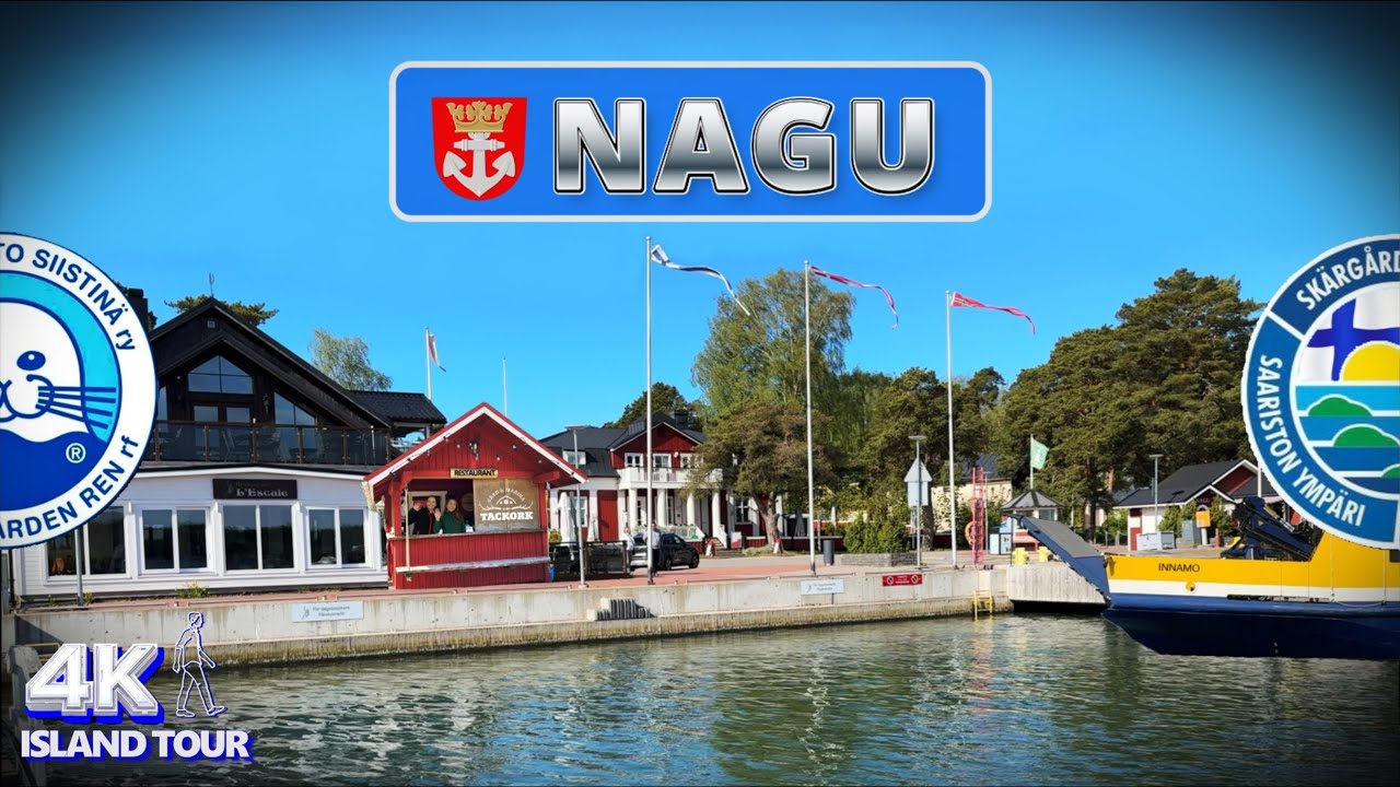 Лучшие гостевые порты архипелага на острове Нагу. Финляндия 2025. #4k