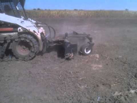 Bobcat Leveling with Harley Rake - YouTube