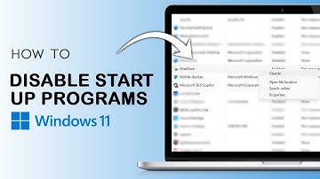How to Disable Startup Programs in Windows 11 - Easy Guide