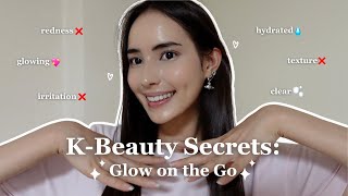 K-Beauty Hacks & Secrets: my MUST-HAVE Korean skincare essentials for glowing skin on the go! screenshot 3