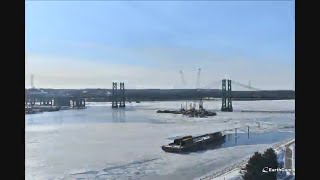 4TR Weather and river levels pose big challenges in I-74 bridge project