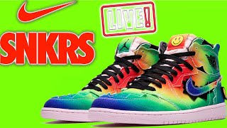 AIR JORDAN 1 J. BALVIN NIKE SNKRS APP LIVE COP!