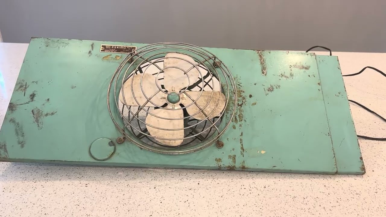 Troubleshooting a Vintage Eskimo Fan - Checkout & Discussion - YouTube