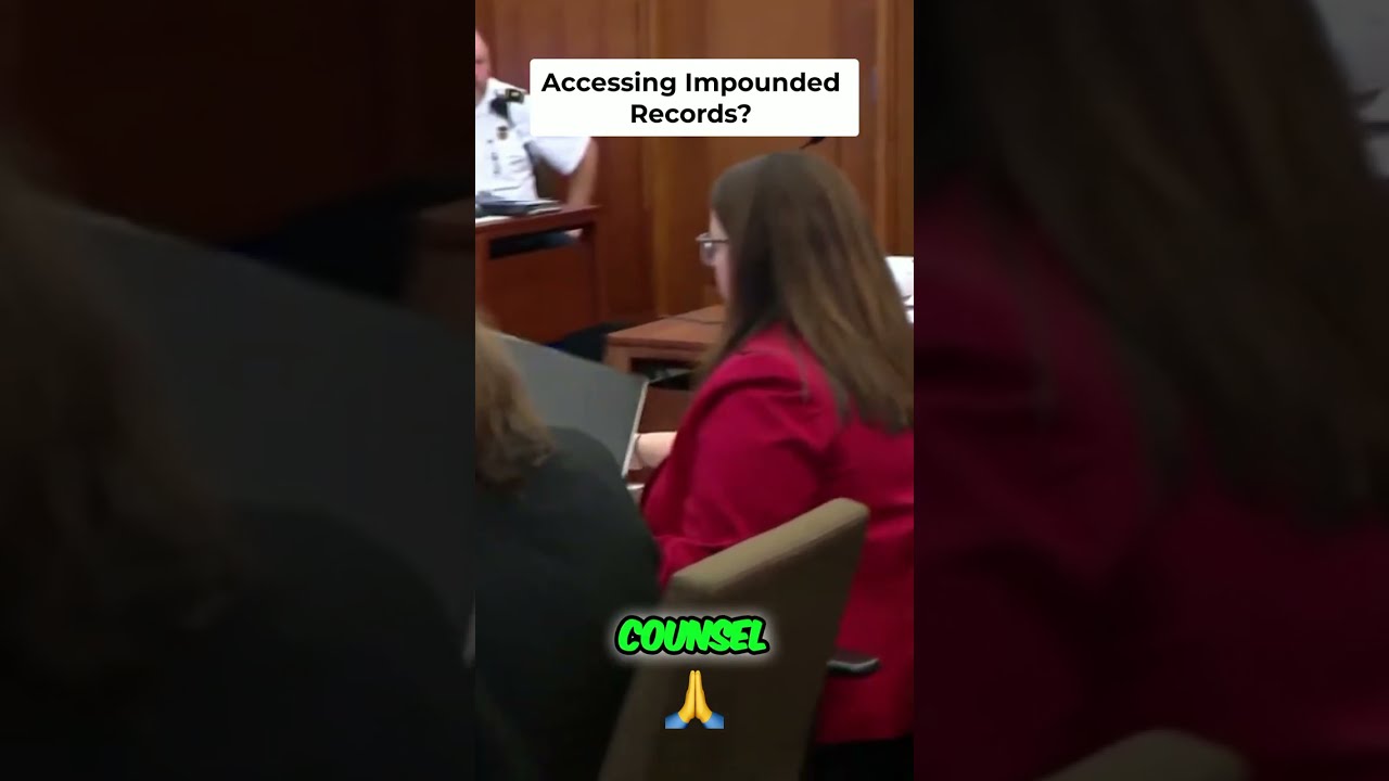 Legal Motion  Accessing Impounded Records Explained #live #livestream #viral