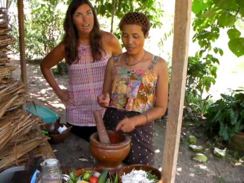 Recipe For Raw Food Jungle Salad By Ta With Jennifer Thompson Of Koh Samui, Thailand